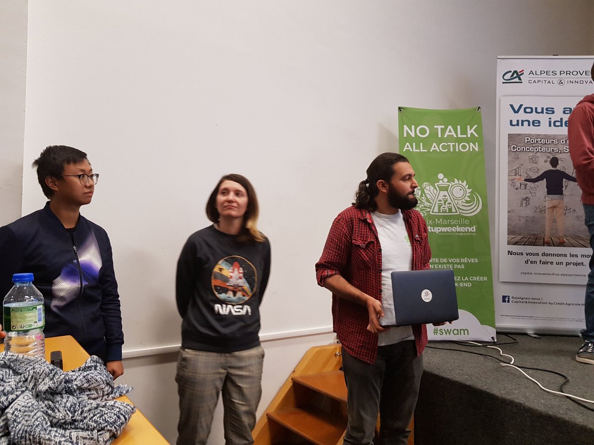swAixMarseille's tweet photo. #FinalPitch n°6 : Datavengers : solution pour récolter et analyser les données dans le football pour augmenter les performances individuelles et collectives, tout en rendant les entraîneurs autonomes ! #SWAM9 https://t.co/UegA9ovi5d