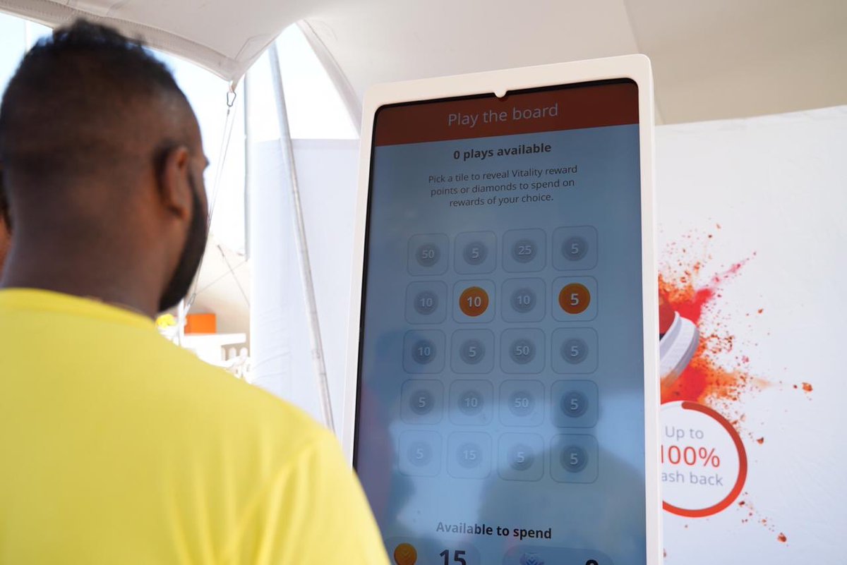 Discovery_SA's tweet photo. Want to play our #VitalityActiveRewards game board? Taking on the Discovery @ecr9495 Big Walk has earned you some serious @Vitality_SA points 😁🏆#WalkToTheBeat https://t.co/TQ8MPd6bKE