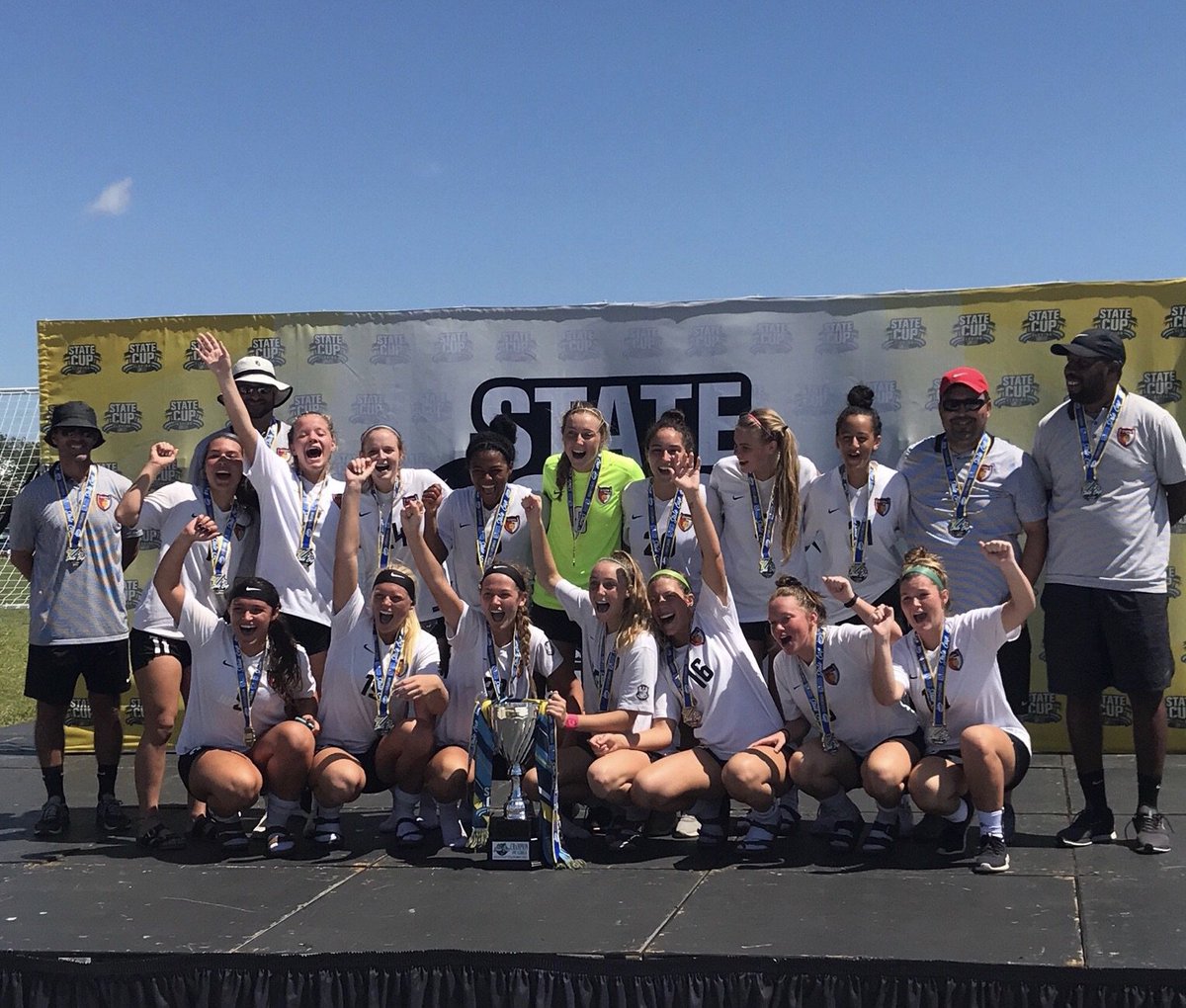 GulfCoastTexans's tweet photo. BREAKING: 00/01 Girls are Florida STATE CHAMPS!!! WOW!! More to come soon! #gctexans #raisethebar https://t.co/RySKcpVykN