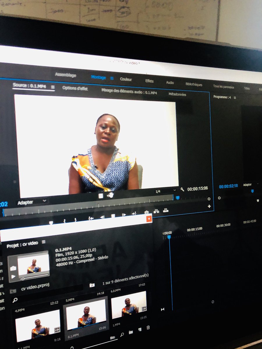 #CVvidéo pour cette professionnelle qui souhaitait montrer aux recruteurs ses compétences orales. 
#WorkInProgress