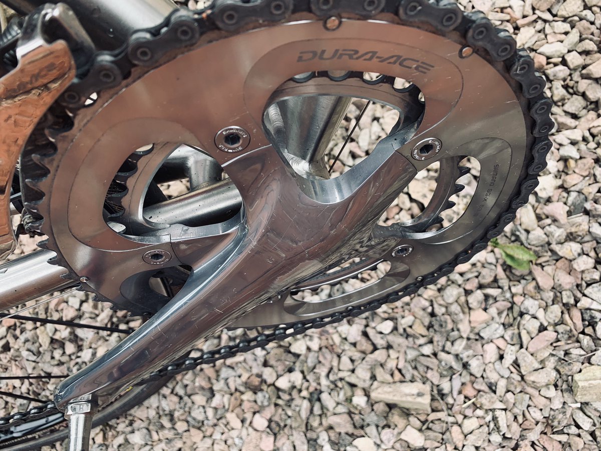 Midlandaudiox's tweet photo. My winter bike @litespeedbikes #archon #titanium size M/L full #shimano #durace full @eastoncarbon #fizik @maviccycling #ksyrium cost £6k selling at £3k @midlandaudioxchange #belbroughton #hiendbikes https://t.co/QpDkIEIOXF