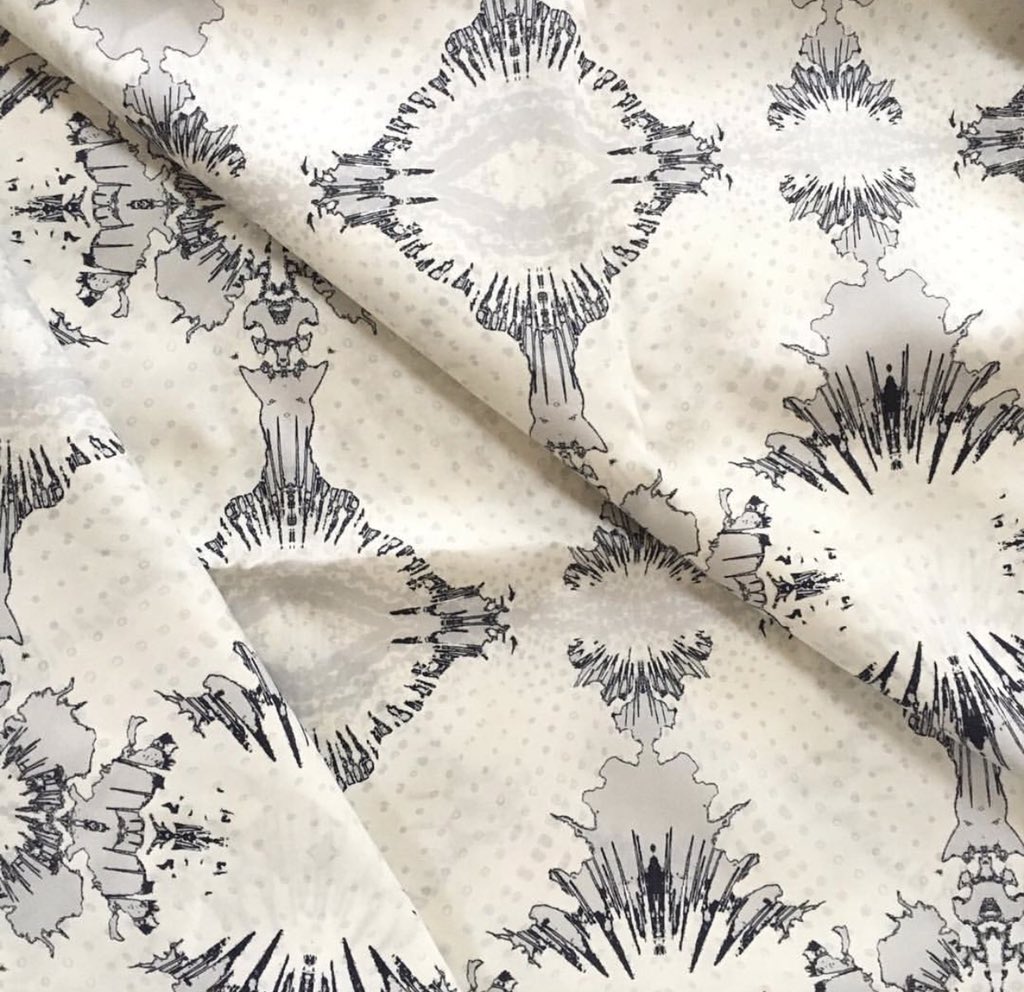 nestnestnest's tweet photo. Custom design for the lining of a designers’ drapery. We love custom #rootcellardesigns https://t.co/XcO5K4yjEb