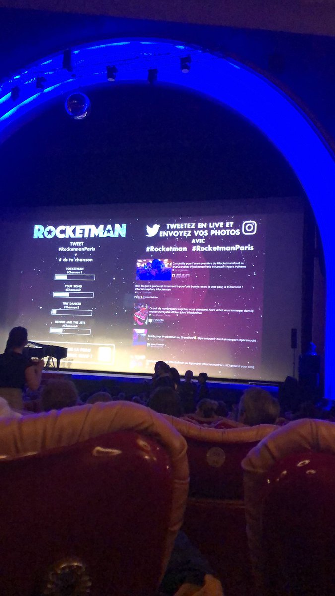 Ready for #RocketmanParis <a href="/LeGrandRex/">Le Grand Rex</a> 🌈🚀 #chanson2