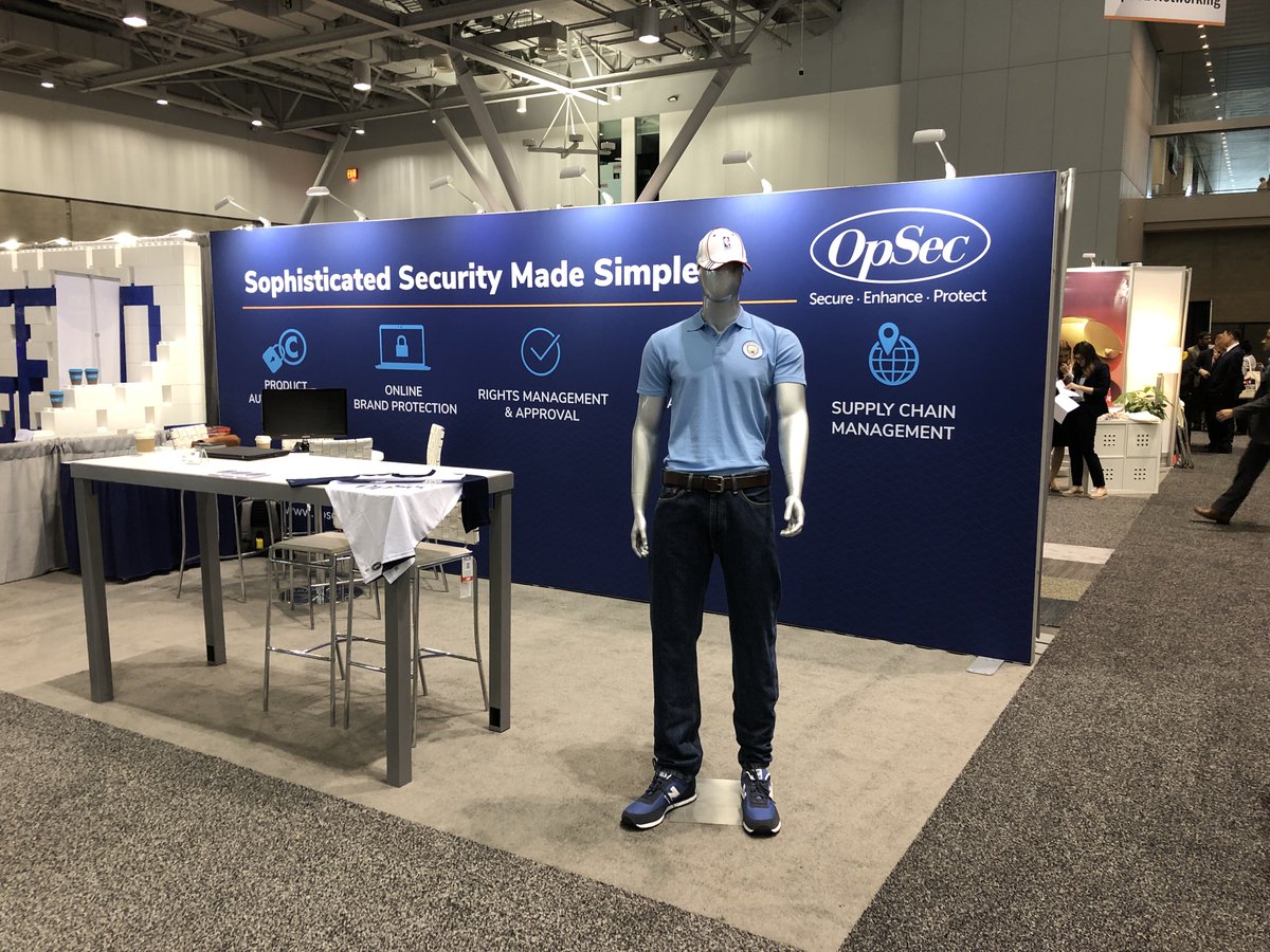 OpSecSecurity's tweet photo. Find #TeamOpSec at #INTA19 Booth 334 this week! We’re excited to connect and network with attendees from around the world to share the latest trends and solutions in #BrandProtection. https://t.co/1Z4K107Mzb