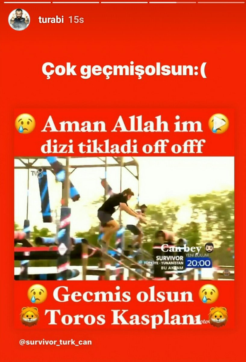 zullmazfcc's tweet photo. Adamsın Turabi #survivor2019 https://t.co/RENWp3ibrg