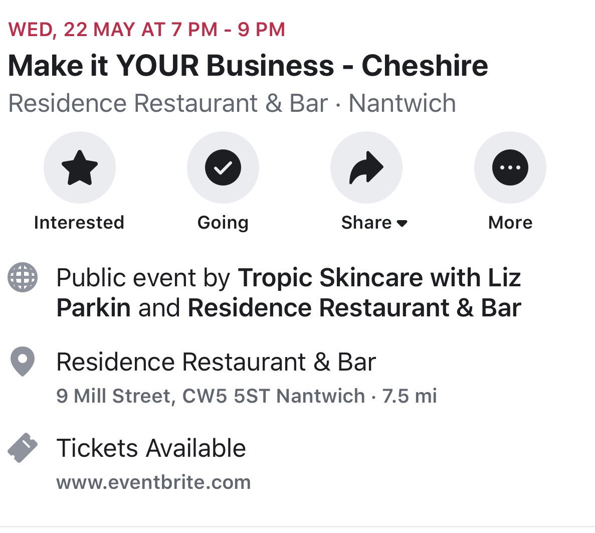 So looking forward to being a panellist at this MIYB (MAKE IT YOUR BUSINESS) event next Wednesday at the Residence in Nantwich, sure it will be a really interesting evening for female entrepreneurs!