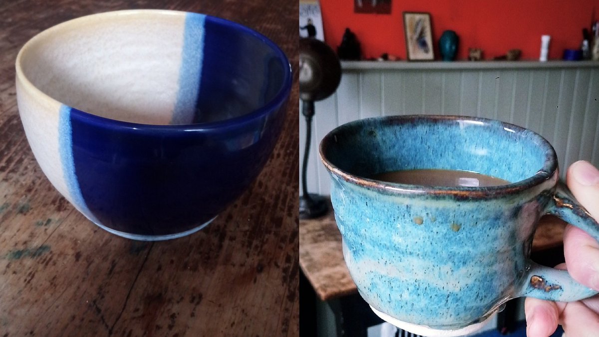 sookyinlee's tweet photo. Gorgeous pottery, affordable prices. Drinking coffee out of this mug makes me happy! Money goes towards women potters affected by homelessness and poverty: https://t.co/0VWvcI5hdi #consciousmoney https://t.co/ckUlZGpuPn