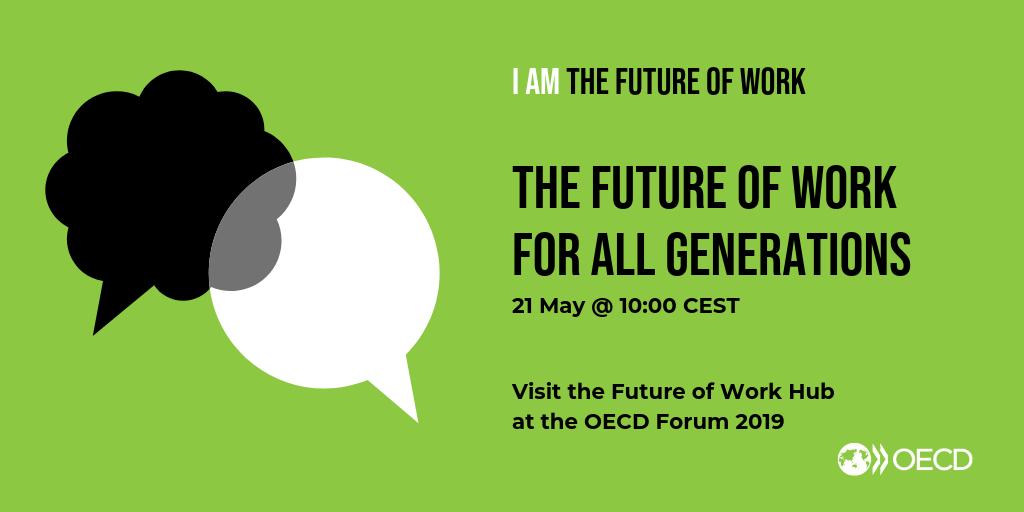 OECD's tweet photo. Attending the #OECDForum? Stop by #thefutureofwork Hub to see a variety of speakers and interactive sessions on the changing world of work.
🗓️On 21 May, @AARP will lead a discussion on "The Future of Work for all Generations". Join us! https://t.co/vEPxoWN649