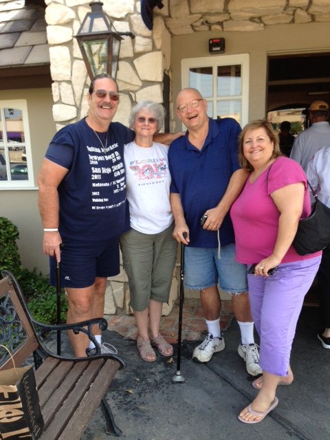 Pops6927's tweet photo. @wfaa We lost a warrior last night.  Mycle Brandy, of California,  passed away. He has a son in Flower Mound.  We met at Mimi's Cafe during a recent trip to visit them.  He is the Walking Across America With Mycle Brandy fame. A 4-time stroke survivor.  I just survived my 7th one https://t.co/F6iy83zEDi