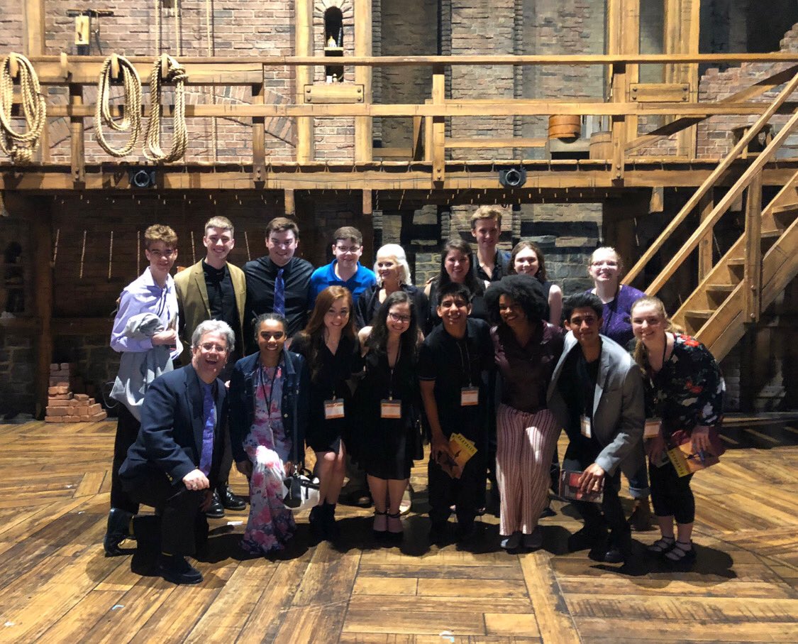 I got to see <a href="/HamiltonMusical/">Hamilton</a> <a href="/MajesticEmpire/">Majestic & Empire Theatres</a> through the eyes of local high school performers. The tour’s resident director brought them all on stage after the show! Thank you to <a href="/LasCasasFdn/">Las Casas Foundation</a> &amp; local theatrical producer <a href="/blanchardcreate/">Blanchard Creative Group</a> for helping these kids dream big dreams!