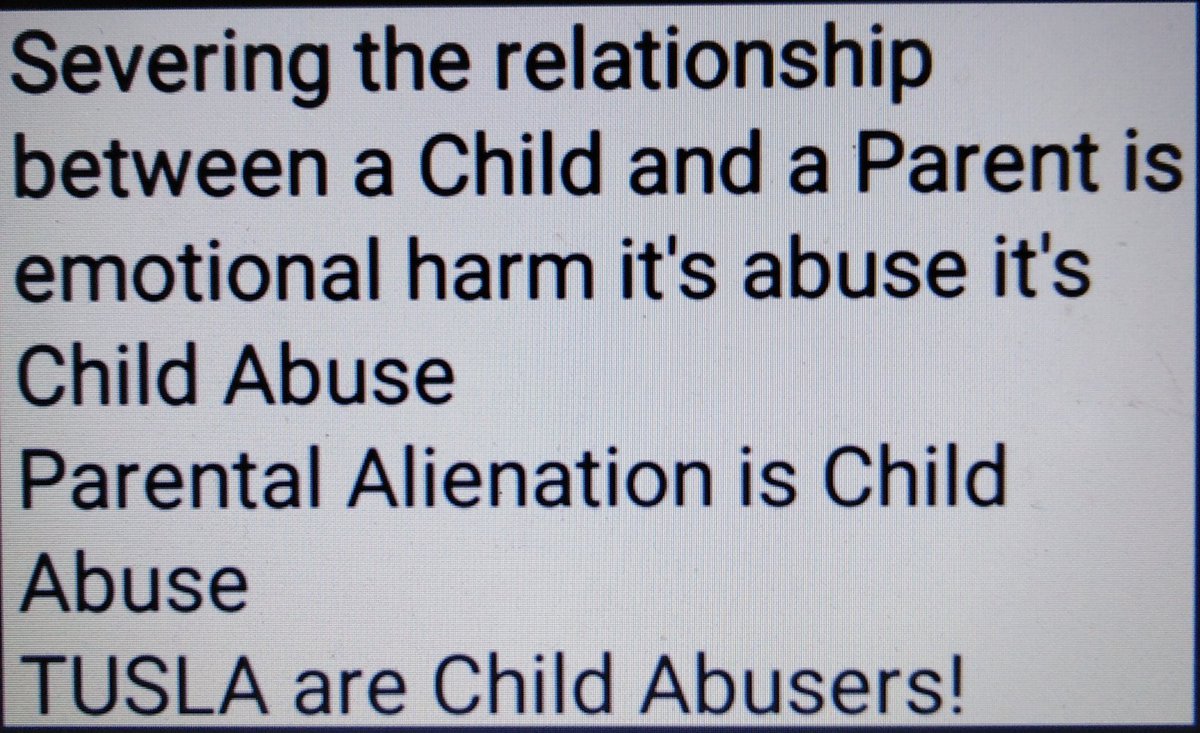 MoDaisy11's tweet photo. @FitzgeraldFrncs @FitzgeraldFrncs
#EP2019
❗#tusla Social worker
#ChildandFamilyAgency
Social worker ❗
@tusla destroying Families
NO❗ #A2JCON2019
#Trinityweek https://t.co/BR0opw2WV8