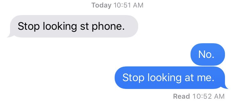 thaldenARCHSPM's tweet photo. Text from friend/men’s small group member just before Mass - and my response. I was praying/tweeting about new kneelers. #ItIsAllowed https://t.co/Lvt1Z8Q50r