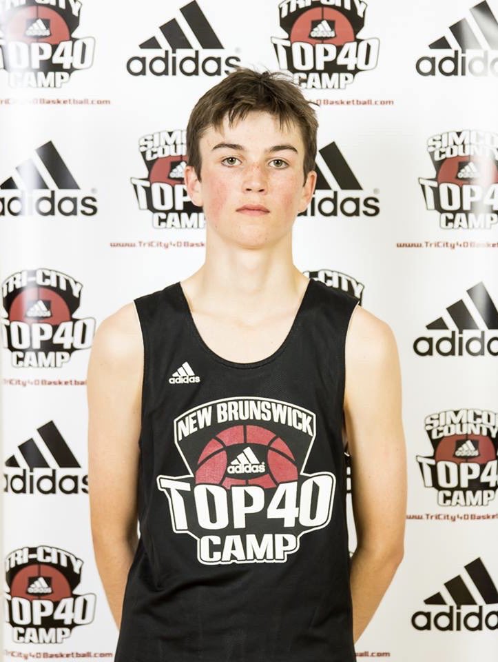 Congrats to the hometown kid, Rees Hasson (6’1 Guard, Fredericton, NB) for signing on with <a href="/UNB_Basketball/">UNB Men’s Basketball</a> ! Well deserved ! Rees becomes the 177th Top 40 Alum to head to the NEXT LEVEL! 🖊📈🏀 #adidasTeam #UNBReds #NBTop40Camp