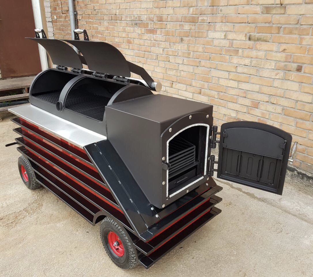 BM S-3 offset smoker/grill (New) - BM Grills & Smokers