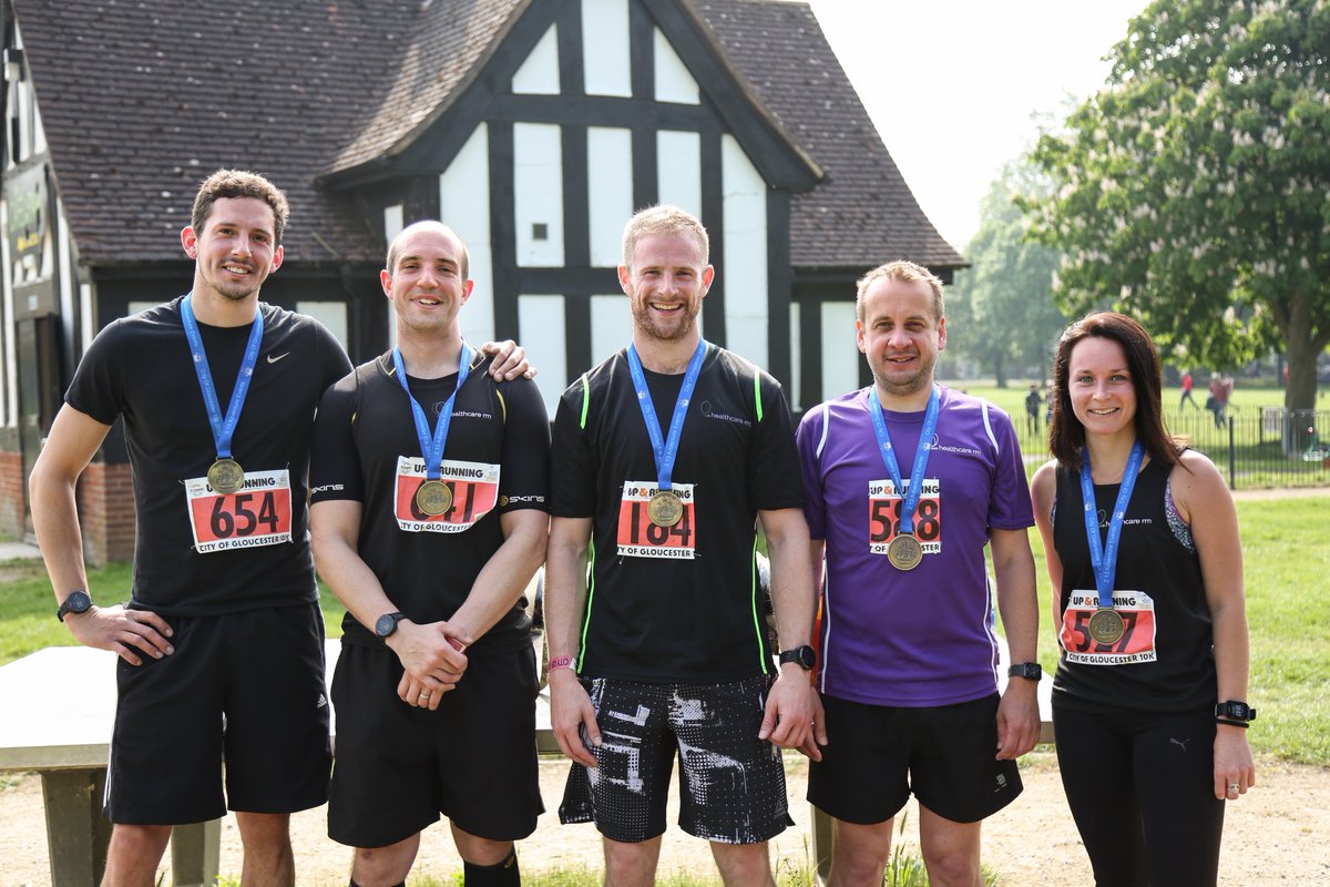 healthcare_rm's tweet photo. 💪🏅 A huge congrats to our Innovations Director Adam Hamilton who has smashed the #WorldRecord (TBC by @GWR) @RunGloucester10 running 10K in 57:18 carrying 100lbs, raising #MentalHealthAwareness and money for @mentalhealth! Donations can b made here https://t.co/UNMEm8M46c https://t.co/ioFK7TArOw