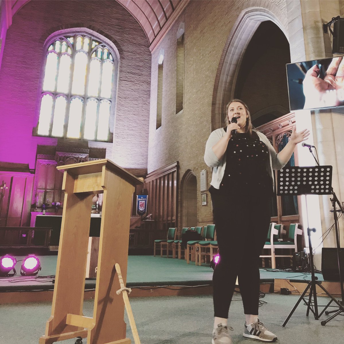 Loving hearing Joy continue our Worship series speaking on ‘Come in Weakness’ today at St Margaret’s <a href="/stmnotts/">St Margarets Nottingham</a>