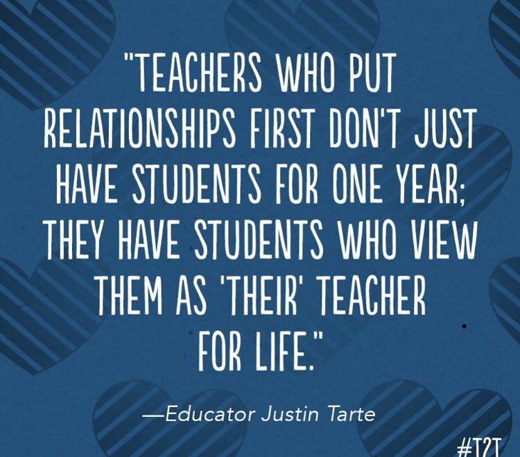 So much more to teaching than just teaching our content ❤️