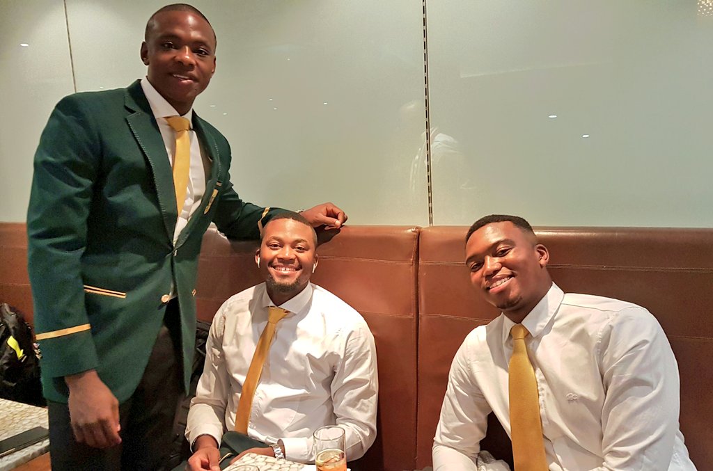 ProteasMenCSA's tweet photo. And they're off ✈ 2019 ICC Men's Cricket World Cup loading🔥 #CWC19 #ProteaFire https://t.co/kmBzNqhDsQ