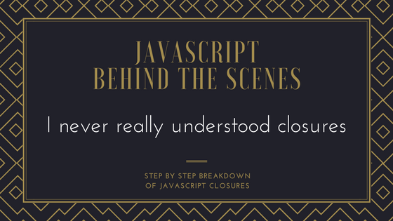 A great introduction to javascript closures. buff.ly/2Ju3cPr