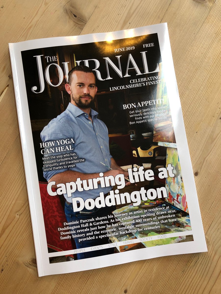 dominicparczuk's tweet image. Thanks to the @TheJournalLincs for front cover and lovely write up. My exhibition opens 15th June - 14th July @DoddingtonHall