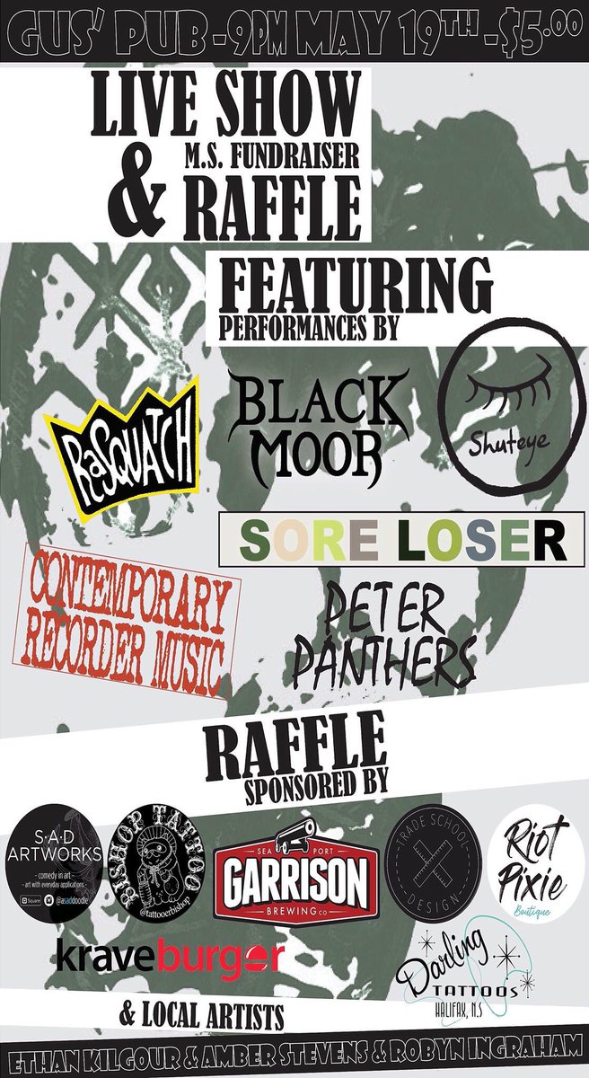 Gus' Pub (@guspub) on Twitter photo Tonight! Come support a great cause! #halifax #northendhfx #northendhalifax #livemusic #supportlivemusic #halifaxnoise #halifaxns @halifax.events <a href="/blackmoormetal/">Black Moor</a> @garrisonbrewing @bishoptattoo @darlingtattoos @riotpixieboutique Tonight! Come support a great cause! #halifax #northendhfx #northendhalifax #livemusic #supportlivemusic #halifaxnoise #halifaxns @halifax.events <a href="/blackmoormetal/">Black Moor</a> @garrisonbrewing @bishoptattoo @darlingtattoos @riotpixieboutique