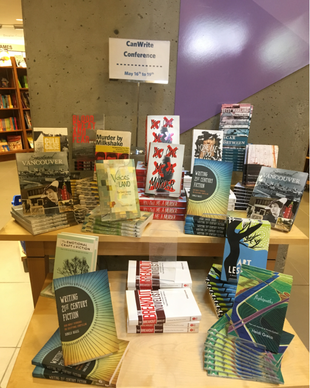 evelazarus's tweet photo. Seen at @UBCBookstore yesterday #Canwrite19 #Vancouver https://t.co/U0r0xRoHCn
