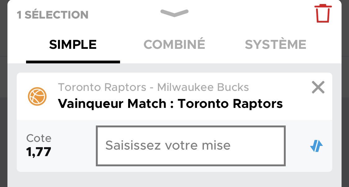 PPronos_'s tweet image. ⚡️ CONFIANCE DU SOIR ⚡️

🏀 Toronto OT 

RT / ❤️ pour le soutient 

#ParionsSport #TeamParieur