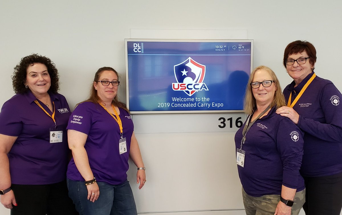 TWAWULSTER's tweet photo. Leaders from #TWAWShootingChapters - Ulster County NY Chapter had a great time at the @USCCA Expo in #pittsburgh this weekend. It was great spending the weekend with #2A supporters. #supportour2A #defendthesecond #educateequipempower https://t.co/l7v2vl845i
