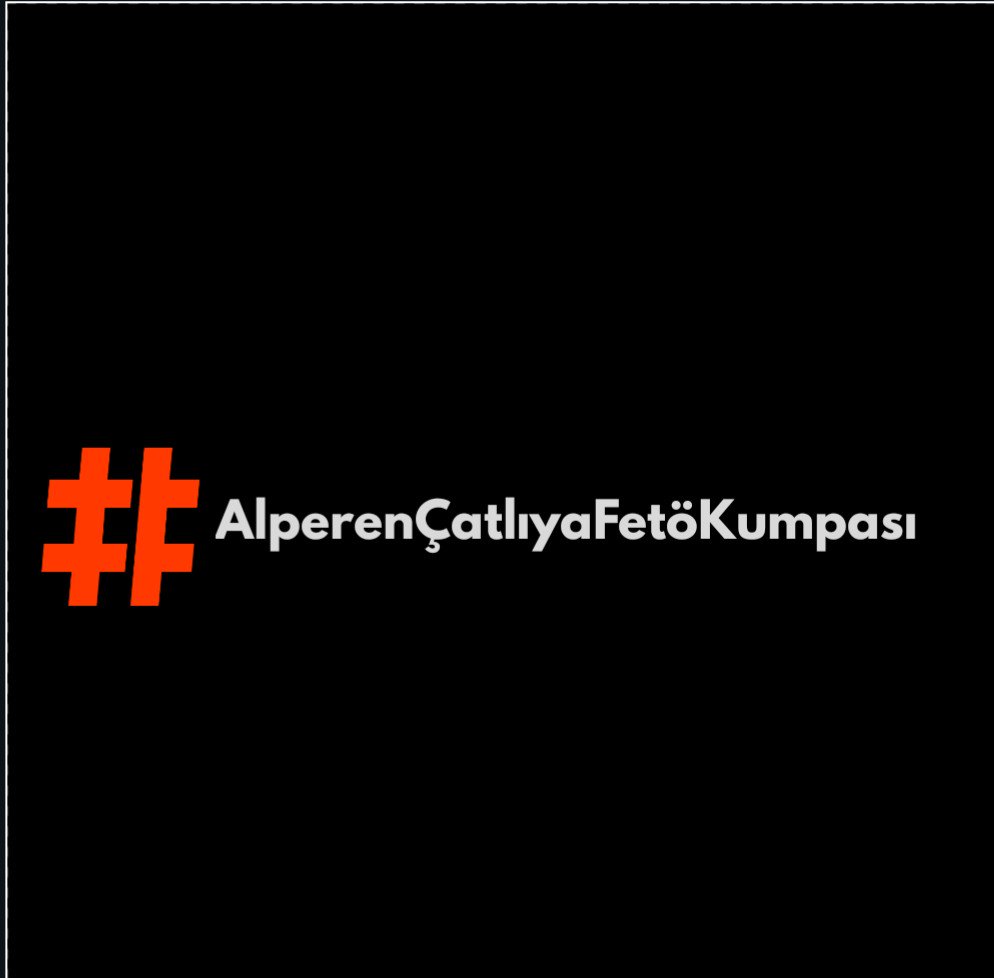 Alperen Çatlı Ülkücüdür.
Asla yalnız değildir.
#AlpErenÇatlıyaFetöKumpası