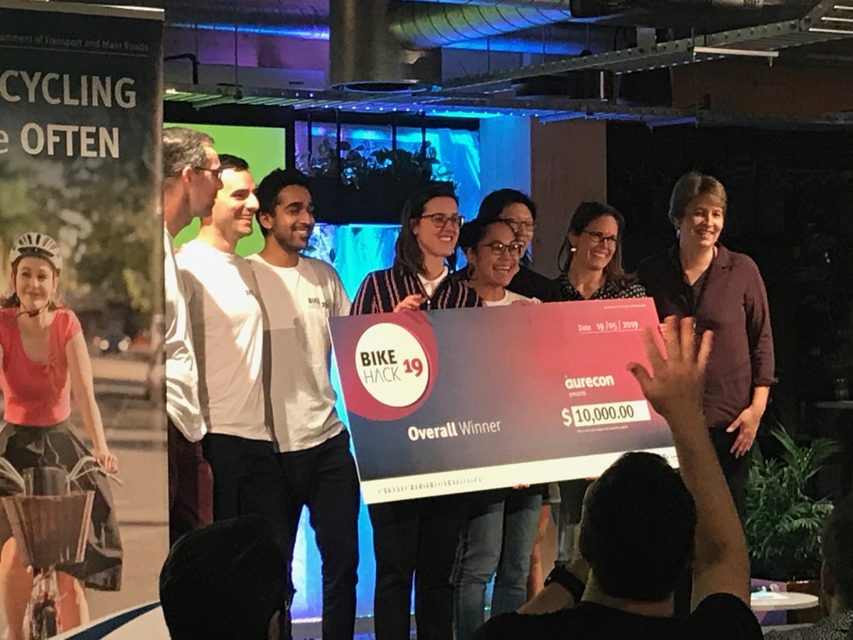 Congrats to all winners at #bikehack19