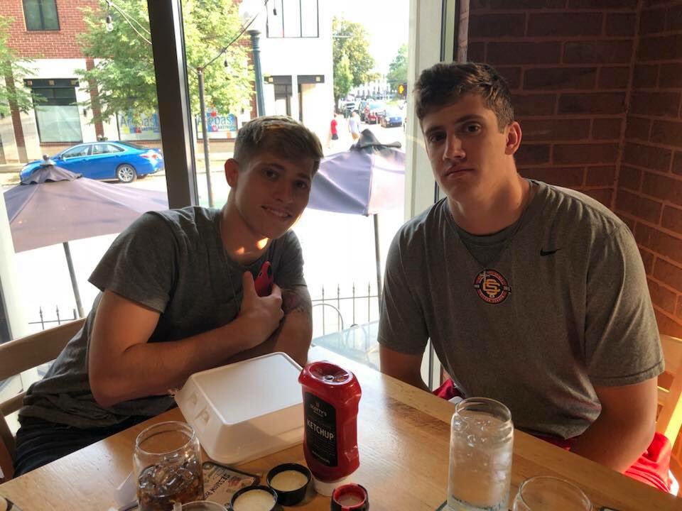 buckertray's tweet photo. If someone were to tell me I would meet someone in my life, whose presence and family would be such an impact on my life I would think otherwise. You’re the toughest dude I know. You won’t walk this road alone, I love ya brotha. It’ll all be good. Keep working he’s watchin. ❤️ https://t.co/FVawG5TBJD