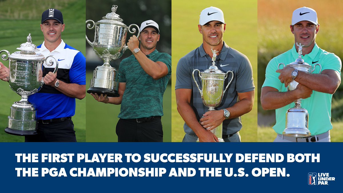 PGA TOUR (@pgatour) on Twitter photo 🏆 2017 U.S. Open
🏆 2018 U.S. Open
🏆 2018 PGA Championship
🏆 2019 PGA Championship
<a href="/BKoepka/">Brooks Koepka</a> collects trophies in bunches.
#LiveUnderPar 🏆 2017 U.S. Open
🏆 2018 U.S. Open
🏆 2018 PGA Championship
🏆 2019 PGA Championship
<a href="/BKoepka/">Brooks Koepka</a> collects trophies in bunches.
#LiveUnderPar