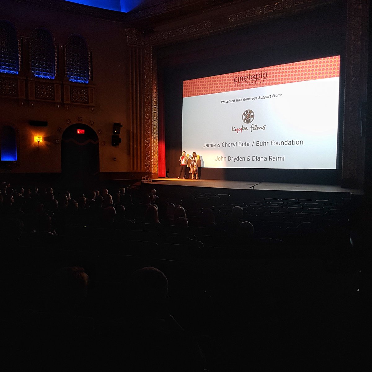 CinetopiaFF's tweet photo. Cinetopia 2019 is a wrap!
Thank you to everyone who came out to join us tonight, to everyone who came to the festival over the past 10 days, and to all the filmmakers who answered our questions and posed for our photos.
#Cinetopia2019 https://t.co/iZ4HNYX402