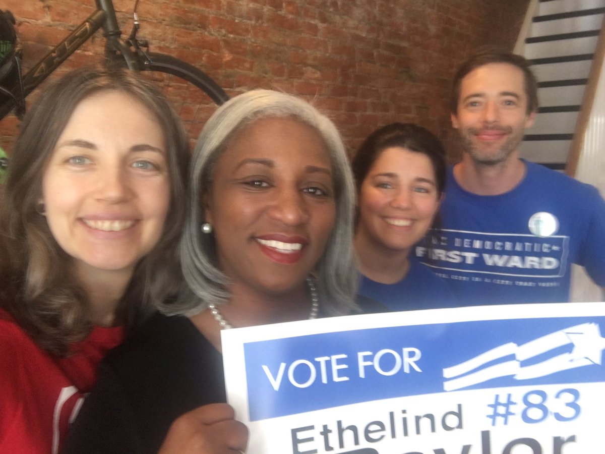 phillyfirstward's tweet photo. Thanks to @EthelindBaylor for joining us for our final day of #GOTV canvassing today! See you at the polls on a Tuesday! https://t.co/aHDUPB1g7w