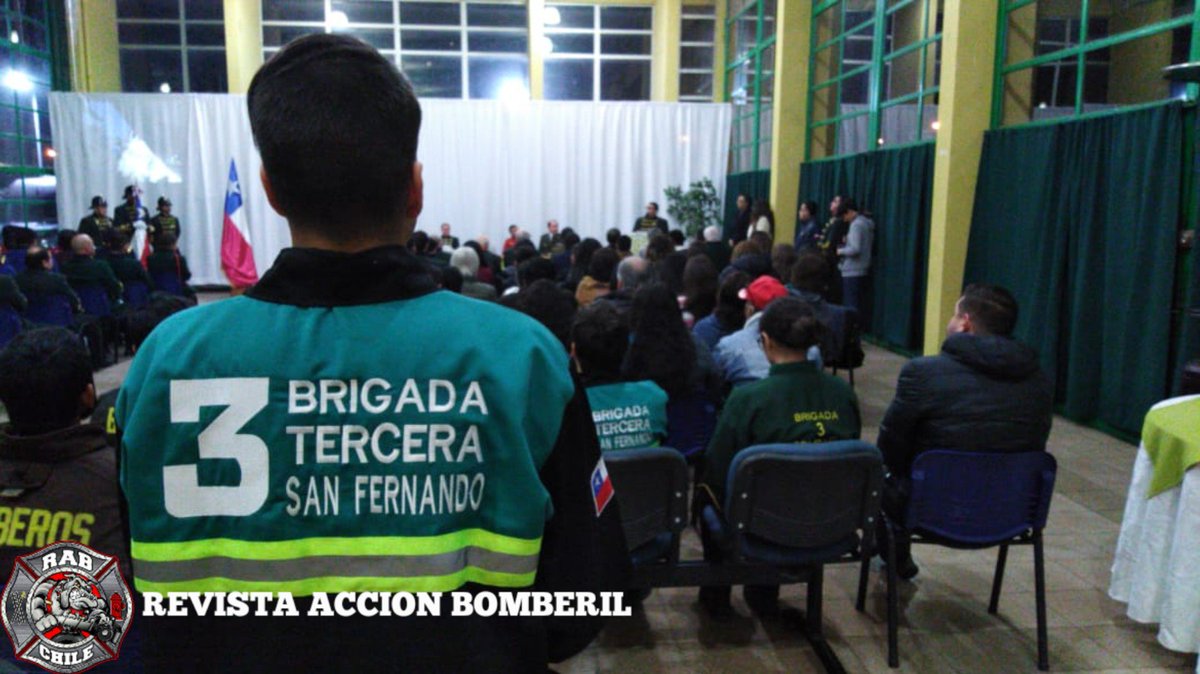 RABCHILE's tweet photo. BOMBEROS SAN FERNANDO

Ahora #Rab11 y #Rab21 se encuentran cubriendo el 67mo Aniversario de la Tercera Compañia Bomba "Manuel Rodríguez" que se celebra en su cuartel.

#RAB
#REVISTAACCIONBOMBERIL
#BOMBEROSDECHILE https://t.co/SLJ4phlQPq