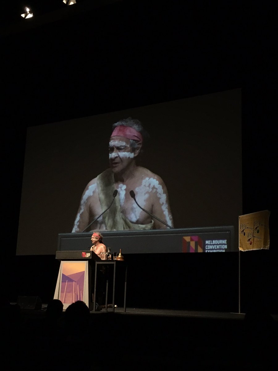 cplostinar's tweet photo. At #IPAC19 in Melbourne this week. What an opening ceremony! https://t.co/jqByf7bxPH