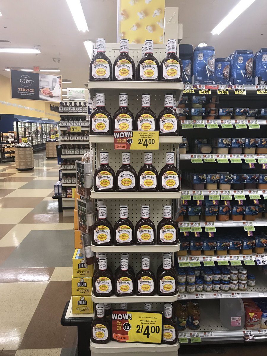 m_rains3's tweet photo. Wow savings on #SweetBabyRays BBQ sauce at @Hannaford! #acostamemorialdaychallenge @CPGMemorialDay https://t.co/TAUB0SPW70