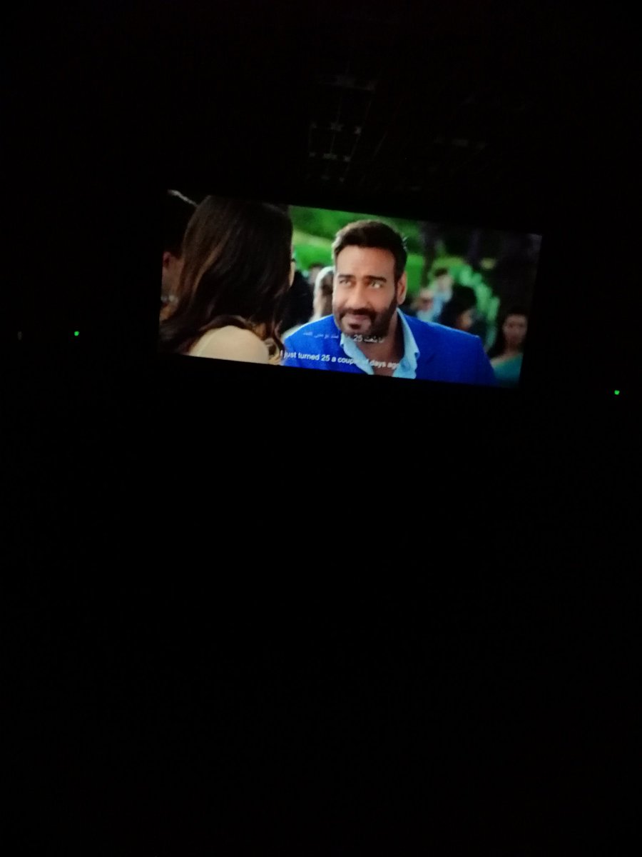 SavariyaSam's tweet image. Watched #DeDePyaarDe superb @ajaydevgn sir best @Rakulpreet just wow...