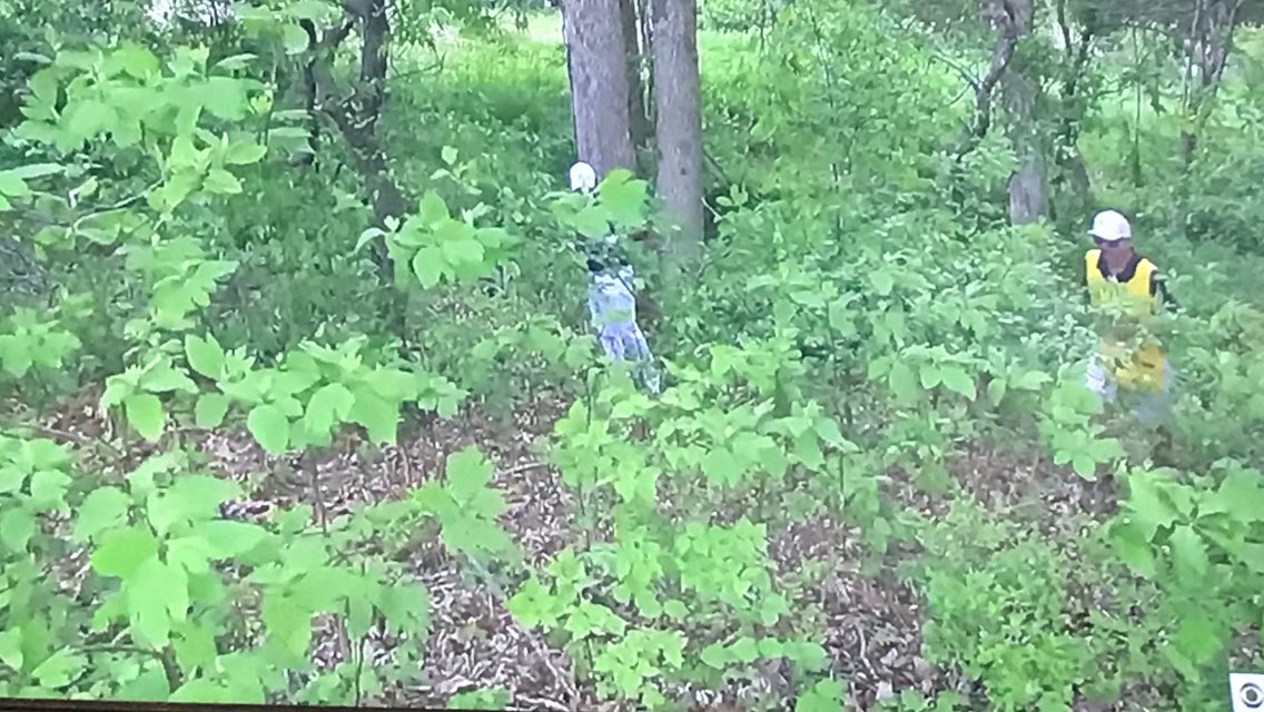 This looks more like my golf game, not a major championship.