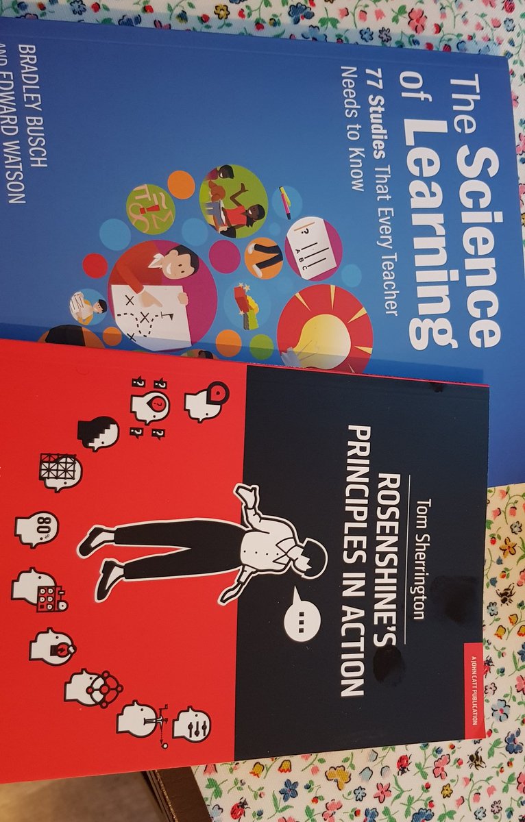 MrsPHT's tweet image. Love love love Sunday #Amazon deliveries! Excited to get stuck into these. @teacherhead @olicav @Inner_Drive #thescienceoflearning #rosenshinesprinciplesinaction