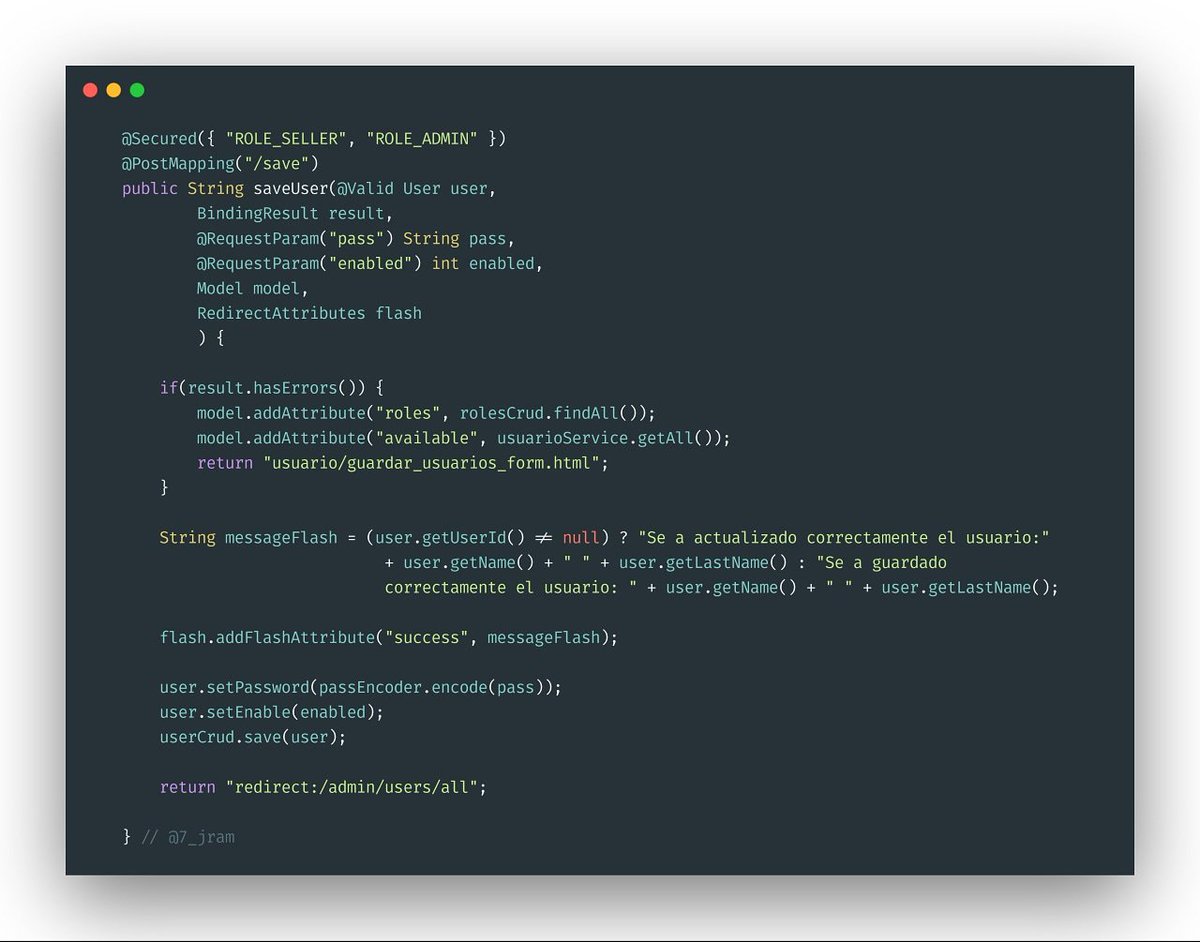 7_jram's tweet image. Controller With Spring Boot
.
.
.
#java #javaweb #springframework #mvc #springboot