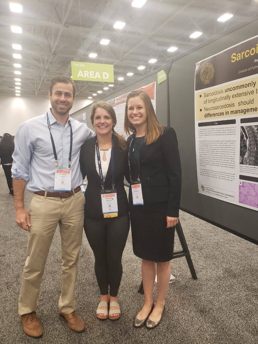 DenPulm's tweet photo. Colorado does ATS 2019! Fantastic poster presentations on Day 1. Looking forward to what else is in store for us. #UniversityofColorado #NationalJewish #theBigCgoestotheBigD https://t.co/pvwXxeR8gu