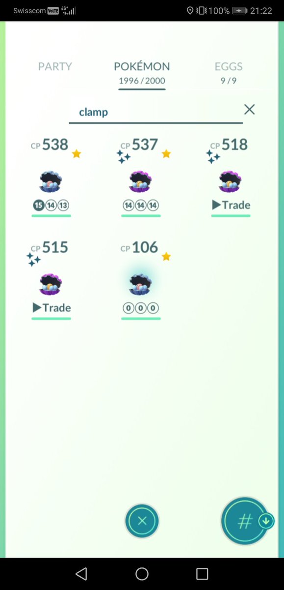 ZzRamonLPzZ's tweet image. I got a new zero points Pokémon. 😂

Fresh from a #GlacialLureModule...

#Clamperl

PL: 4
CP: 106
IV: 0%
⓪⓪⓪
Fast Move: Water Gun (5)
Charge Move: Ice Beam (90)

#PokemonGo