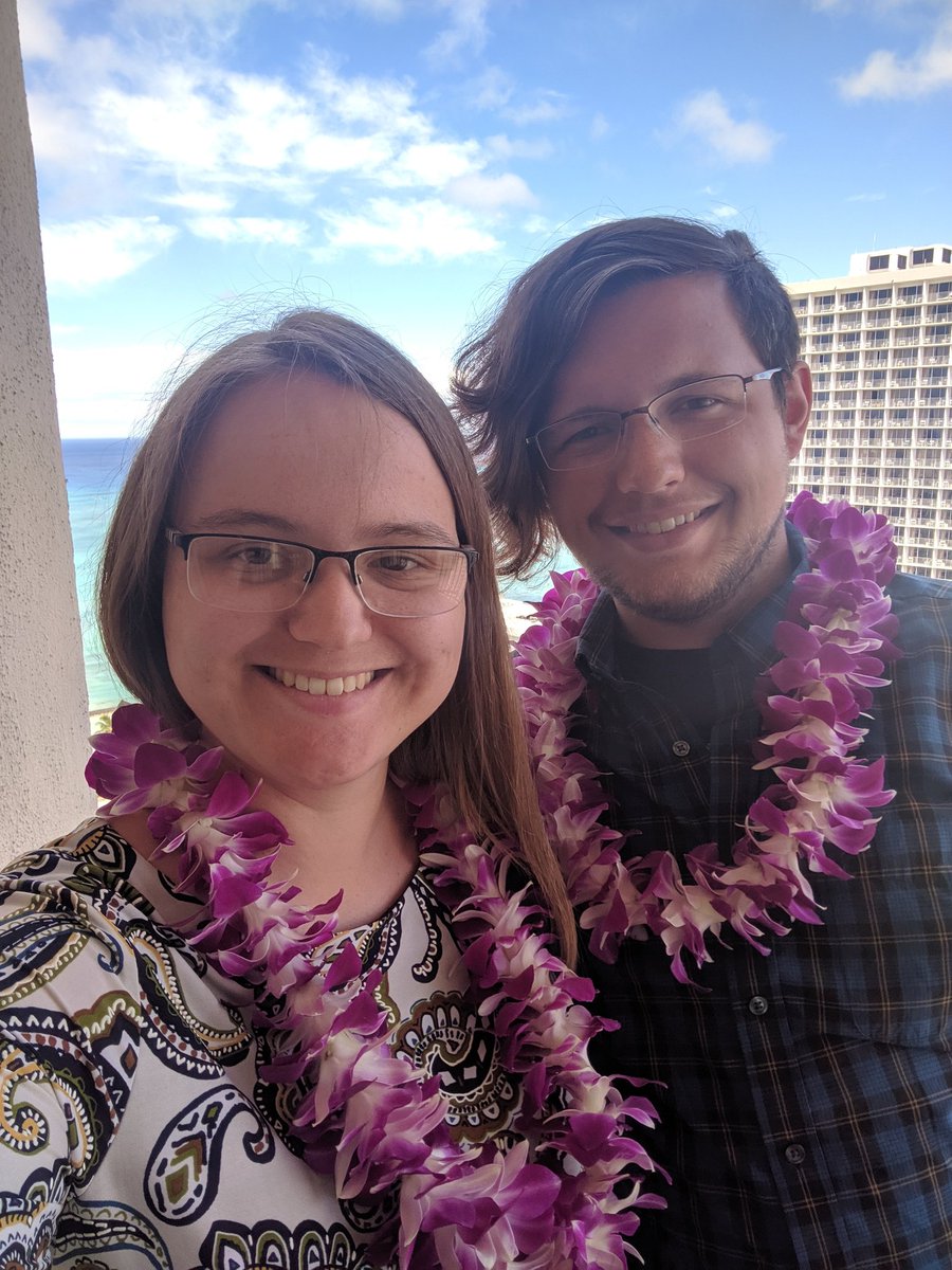 EmCubed4's tweet image. Made our own leis this morning