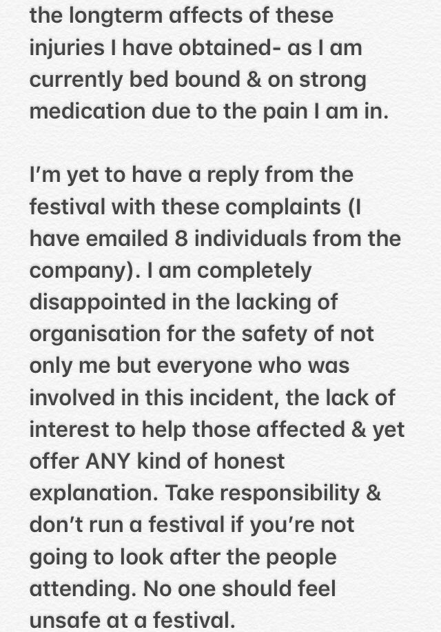edna_rox_'s tweet photo. Don’t downplay the situation. People’s safety was in danger &amp; u cut the number of busses down one day previous. Don’t blame the busses for your incompetency.
I was at Fly Open Air Festival yesterday (18/05/2019)&amp;feel obliged to share my story of how I ended up in A&amp;E at 4am today https://t.co/XhBQcXR3PM