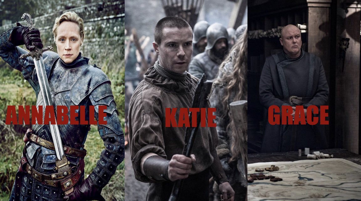 NCCWomensLax's tweet photo. In honor of the great season finale this evening we would like to introduce the cast for The GAME of CARDINALS 📍🔗🐉🔥🏰 (pt 2) https://t.co/SpP2To62Dz