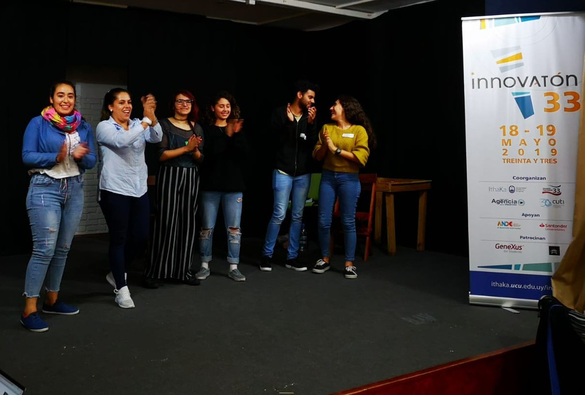 GeneXusStudents's tweet photo. 🏆 Terminó #innovaton33 y estos son los ganadores de la innovaton con una app para presentación de proyectos colaborativos ¡Felicitaciones! Agradecemos la invitación a participar de estas jornadas de innovación con jóvenes talentosos 💡 @CentroIthaKa @PDP_TyTres @CutiUy https://t.co/74IE9YIk17