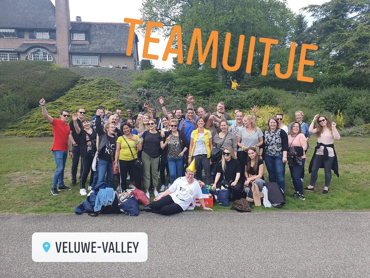 Vandaag een dagje uit met het team! Het was een gezellige en actieve dag in de mooie natuur van de Veluwe en het weer zat ons gelukkig ook mee ☀️ #topdag #teambuilding