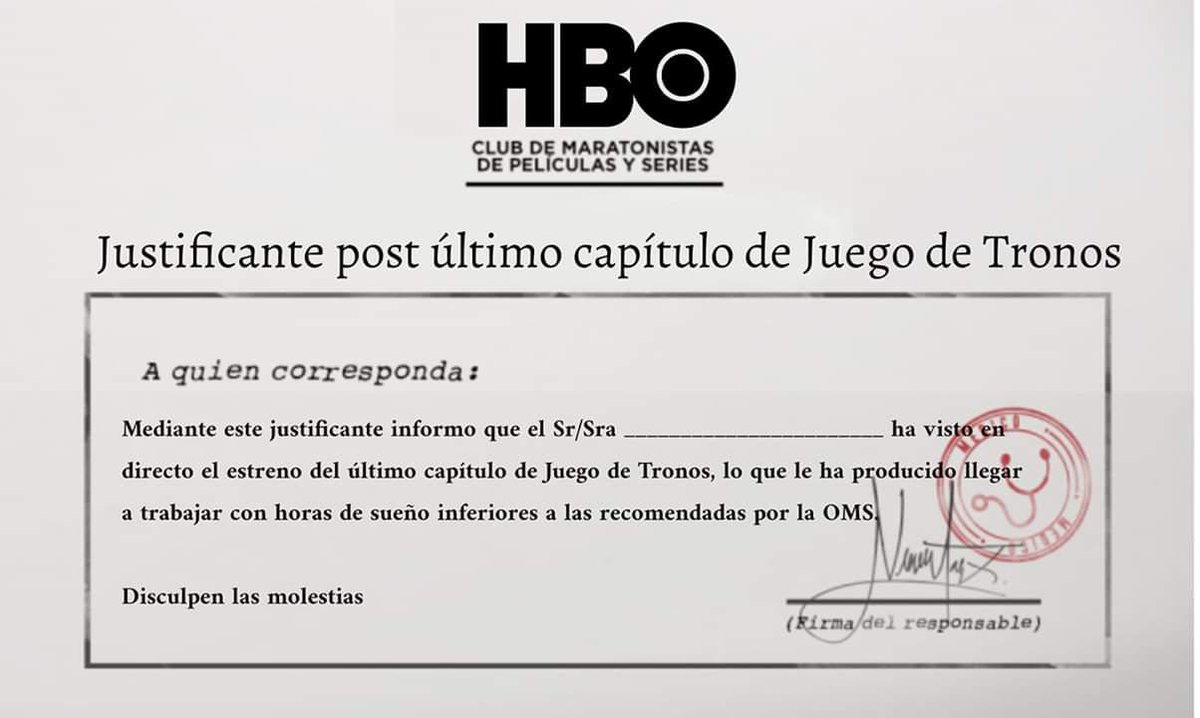 ⭐ Dale a Me Gusta si vas a ver #GameOfThronesFinale cuando se estrene a las 3 am hora española.

🔄 Haz RT si tienes que madrugar y verás #juegodetronos8x06 a partir de mañana.

#TheFinalEpisode 
#GOTFinale