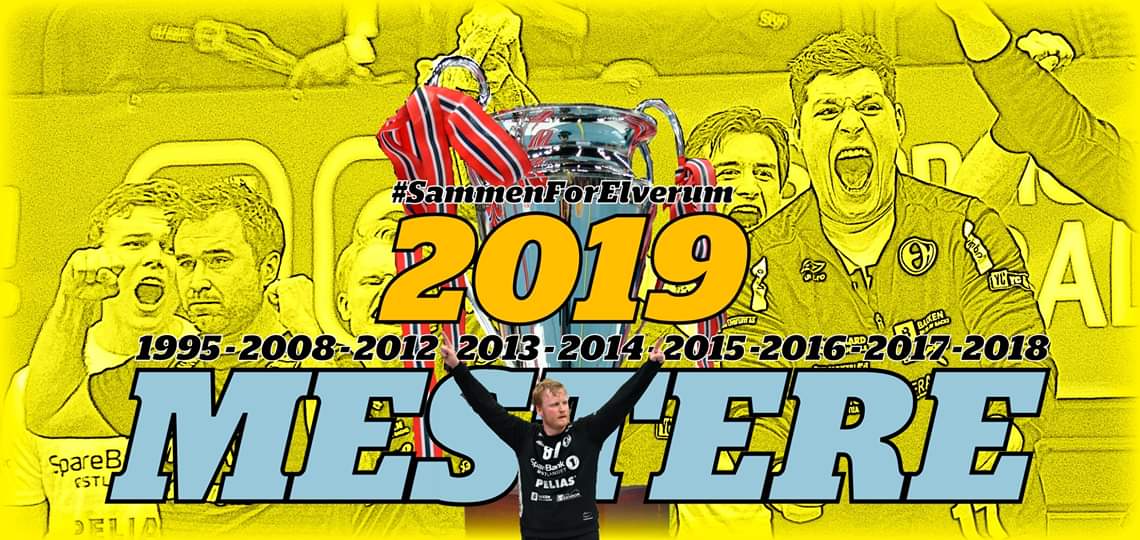 CHAMPIONS!!!!!
SLUTTSPILLMESTERE 2019!!!!!
Vi er klare for mer EHF Champions League!!!!